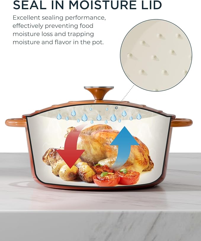 Enameled Cast Iron Dutch Oven - Image 3