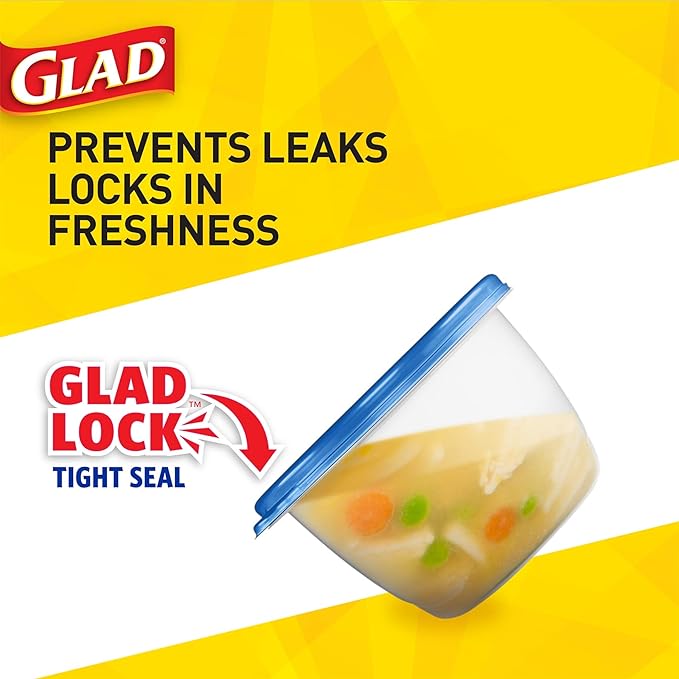 Glad GladWare Medium Rectangle Food Storage Containers - Image 5