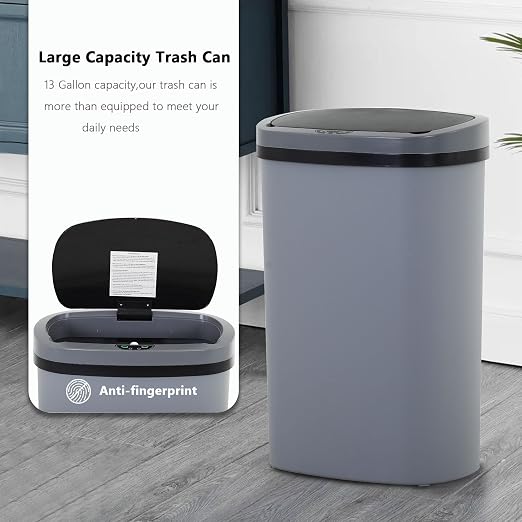13 Gallon/50 L Kitchen Trash Can - Image 3