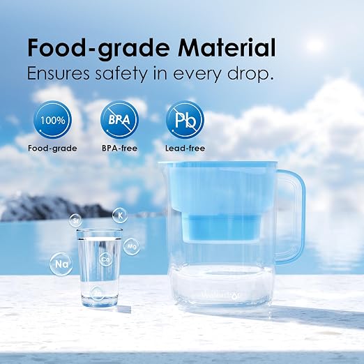 Waterdrop PT-07B-A Alkaline Water Filter Pitcher, Clean & Toxin-Free - Image 8