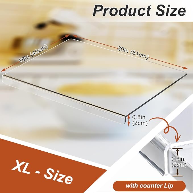 JJL Anti-Slip Acrylic Cutting Board - Image 5