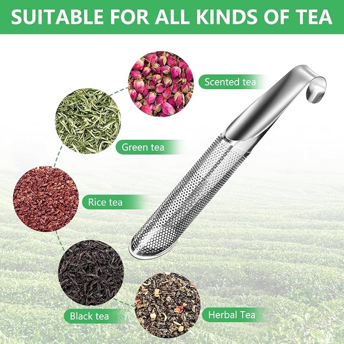 Stainless Steel Tea Diffuser, 2026 Upgraded Tea Pipe Infuser - Image 7