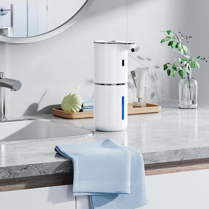 Automatic Foaming Soap Dispenser Touchless, Rechargeable Electric Hand ＆ Dish - Image 9