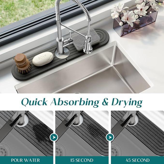 Dreatim Kitchen Faucet Absorbent Mat - Image 3