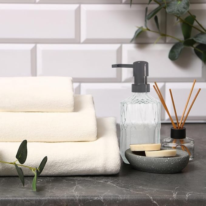 Clear Glass Soap Dispenser - Image 3