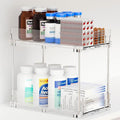 Yieach 2 Tier Pull Out Cabinet Organizer and Medicine Cabinet Storage by Yieach