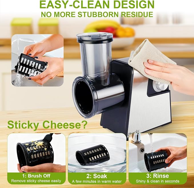 Upgraded 300W Electric Cheese Grater - Image 5