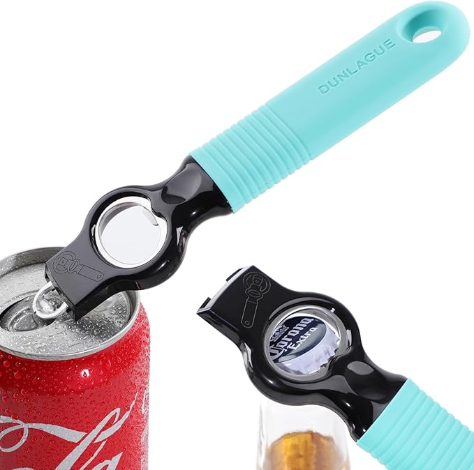 2-Pack Magnetic Beer Bottle Opener & Soda Can Opener, 2-in-1 Bottle Opener and by DUNLAGUE