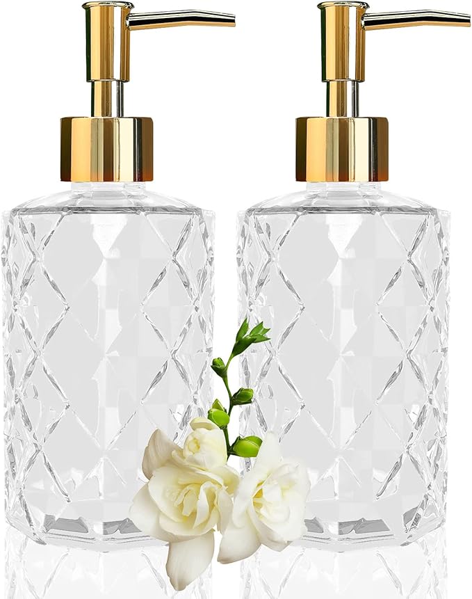 Clear Glass Soap Dispenser by Ulable