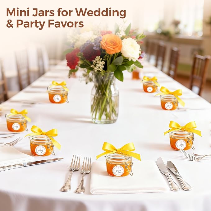 ComSaf 4oz Glass Spice Jars - Image 6