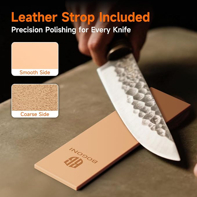 Rolling Knife Sharpener, Diamond & Ceramic Disc, 15° & 20° Magnetic Angle - Image 4