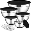 E-far Stainless Steel Mixing Bowls by E-far