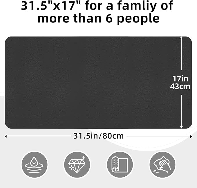 LOPNUR Kitchen Dish Drying Mat, 31.5"x17" Extra Large Dish Drying Mats - Image 5