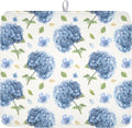 Spring Summer Hydrangea Dish Drying Mat by Unknown