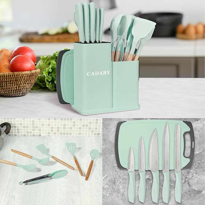 19 PCS Kitchen Cooking Utensils Set, 11 Pieces Silicone Cooking Utensils Set 6 - Image 9