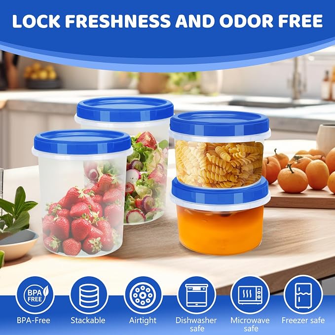 Atecare Heavy Duty Airtight Plastic Containers - Image 4