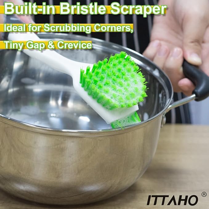 3 Pack Dish Brush, Dish Scrub Brush, Kitchen Scrub Brush - Image 6
