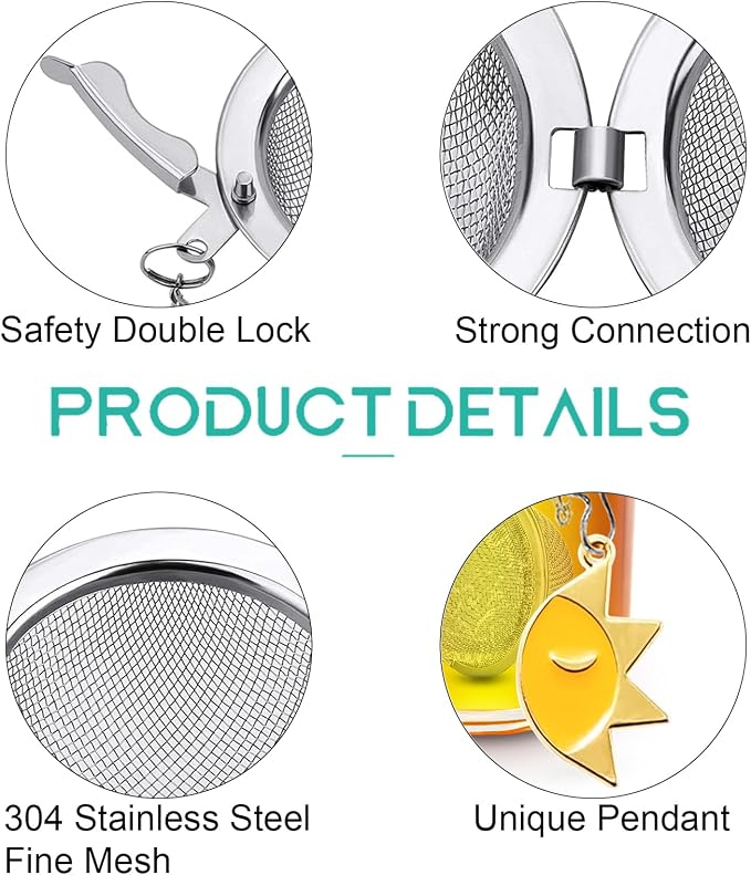 2pcs Loose Leaf Tea Steeper - Image 4
