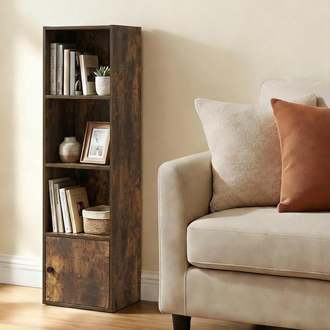 Furinno LUDER Book Shelf, 4-Tier Bookshelf - Image 4