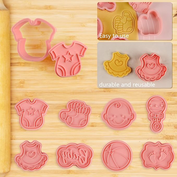 Baby Shower Cookie Cutters Set, Cute Cookie Cutters - Image 4