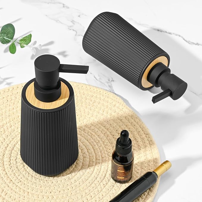 Black Hand Soap Dispenser Set - Image 6