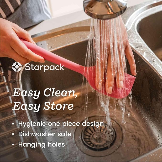 Starpack 'Scrape & Stir' Silicone Spatula Set - Image 3