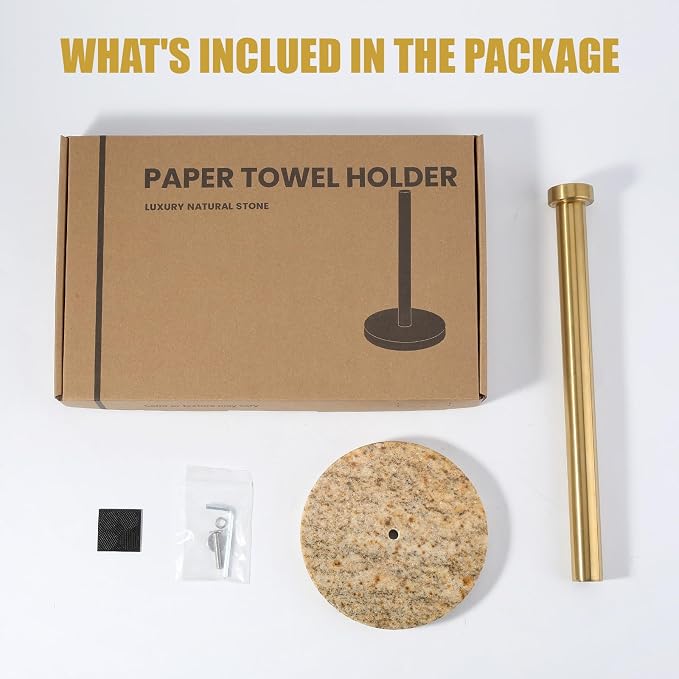 Koville Paper Towel Holder Countertop, Standing Paper Roll Holder - Image 9