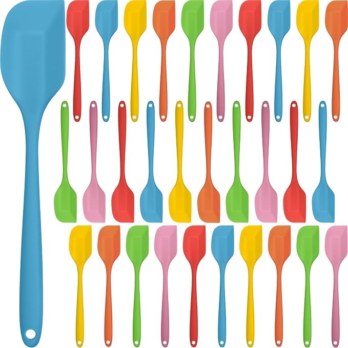Irenare 30 Pcs Silicone Spatulas 11 Inch Large Rubber Spatulas Heat Resistant by Irenare