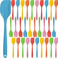 Irenare 30 Pcs Silicone Spatulas 11 Inch Large Rubber Spatulas Heat Resistant by Irenare