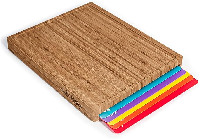 Cooler Kitchen Bamboo Wood Cutting Board Set by CoolerKitchen