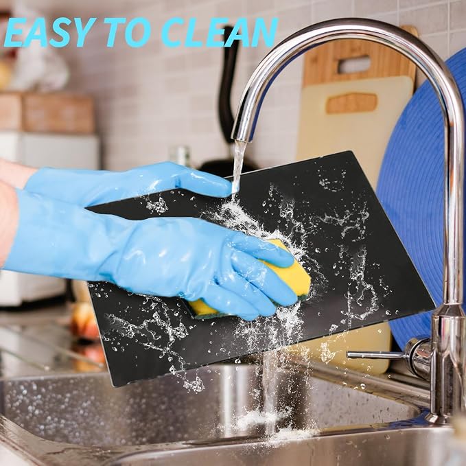 VASUHOME Glass Cutting Board, 16 * 12 inch Set of 1 Tempered Glass Cutting Board - Image 5