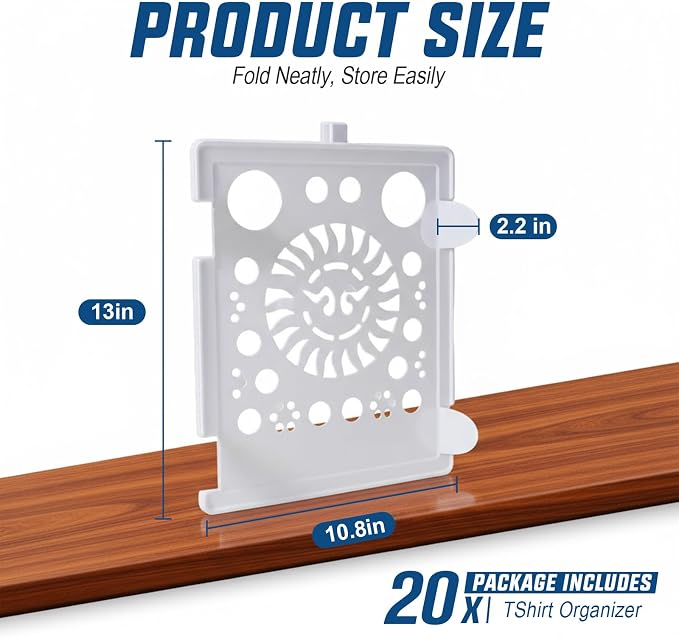 Accenter Tshirt Organizer for Closet Storage, Closet Shelves for Bedroom Storage - Image 6