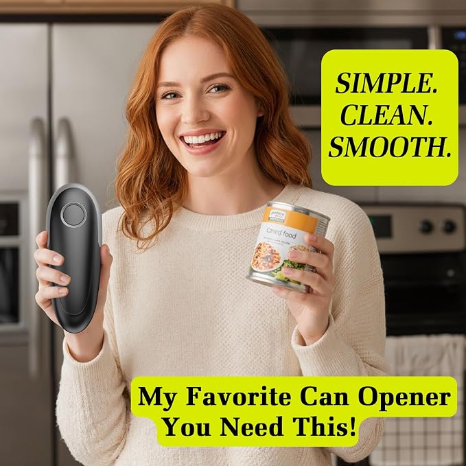 Electric Can Opener, One-Touch Automatic Can Opener - Image 8