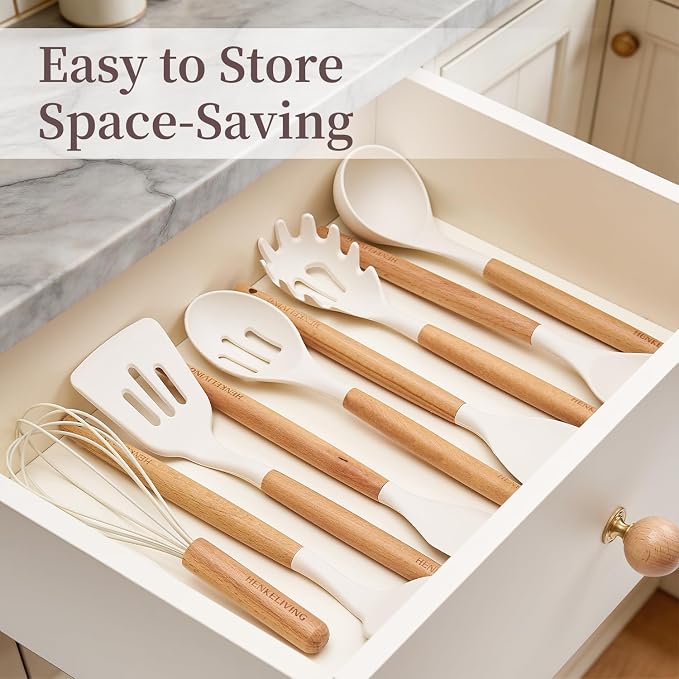 Silicone 10 Pcs Kitchen Cooking Utensils Set, Recycled Materials Certification - Image 6