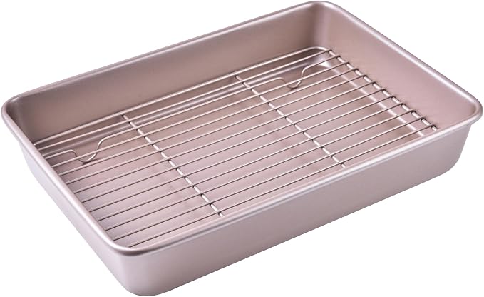 13-Inch Nonstick Roasting Baking Pan by Bakeley