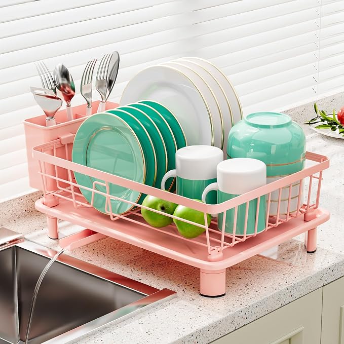 Small Dish Drying Rack, Space Saving Dish Racks by BULIJUJU