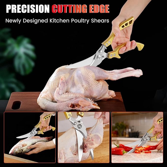 ANDONG Heavy Duty Kitchen Poultry Shears - Image 2