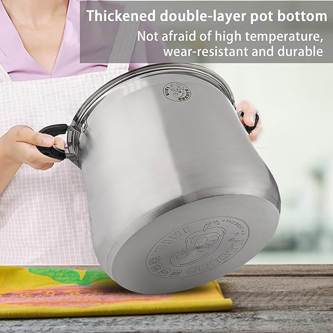Vivicreate 22.5 Quart Stainless Steel Stock Pot - Image 5