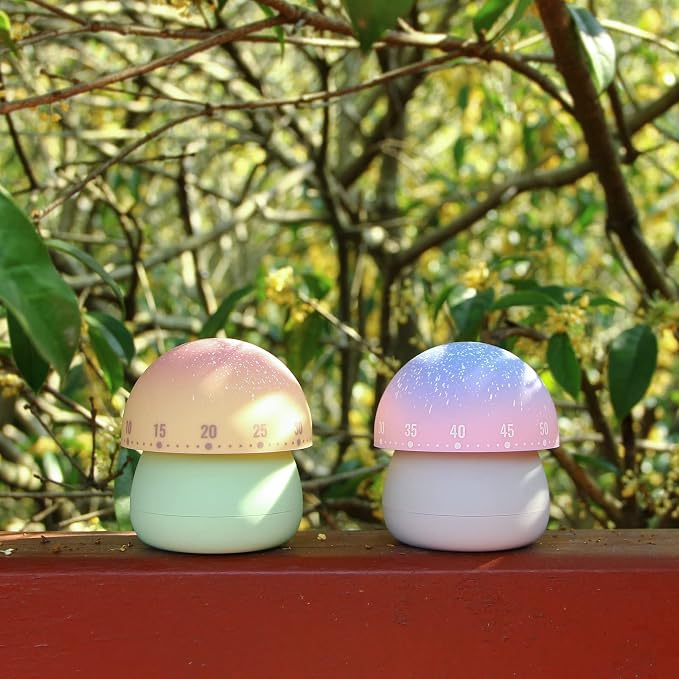 Mechanical Kitchen Timer, Cute Mushroom Timer - Image 7