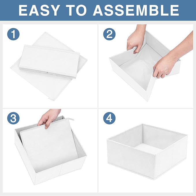 Criusia Drawer Organizer Clothes 12 Pack - Image 7