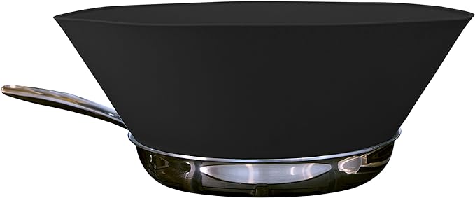 Frywall 10 - Black - Splatter Guard, as Seen on Shark Tank by Frywall