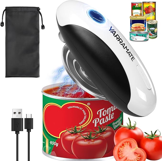 YARRAMATE Electric Can Opener, One Touch Rechargeable Automatic Can Openers by YARRAMATE