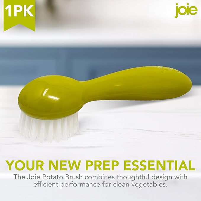 Joie Potato Scrub Brush, Ergonomic Easy Grip Handle, Small and Compact - Image 2