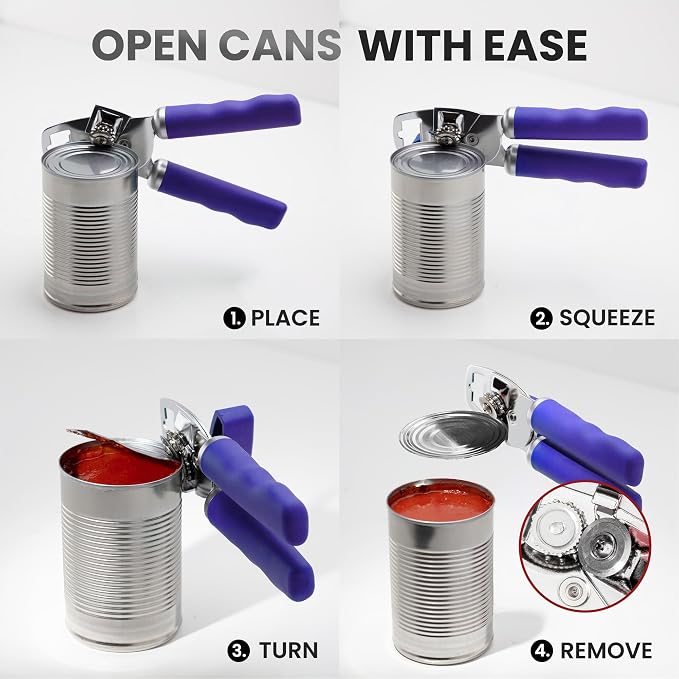 Zulay Kitchen Heavy Duty Stainless Steel Can Opener Manual - Image 6