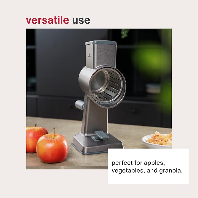 Zyliss E900059 Universal Drum Grater, Stainless Steel, Grating Apples, - Image 7