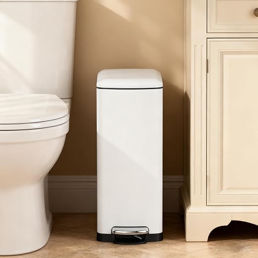 Garvee Slim Kitchen Trash Can 8 Gal, Skinny Stainless Steel Garbage Can - Image 7