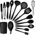 Kitchen Utensils Set, E-far 15-Piece Silicone Cooking Utensils with