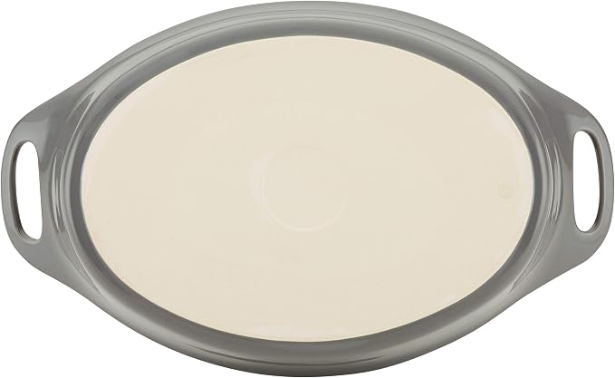 Rachael Ray Solid Glaze Ceramics Bakeware / Baking Pan, Oval - Image 4