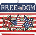 4th of July Dish Drying Mat 18x16 Inch, Patriotic Drying Mat by Trongr