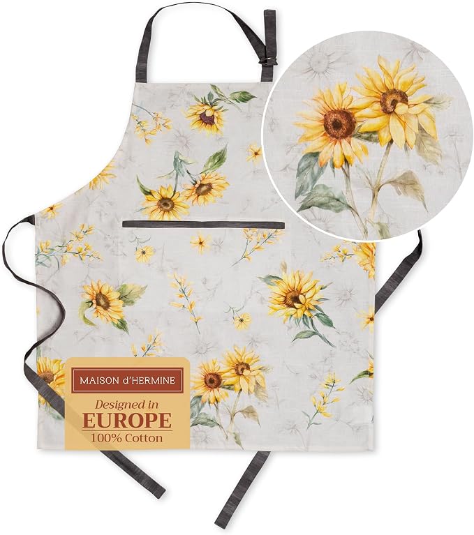 Maison d' Hermine 100% Cotton Apron by MaisondHermine